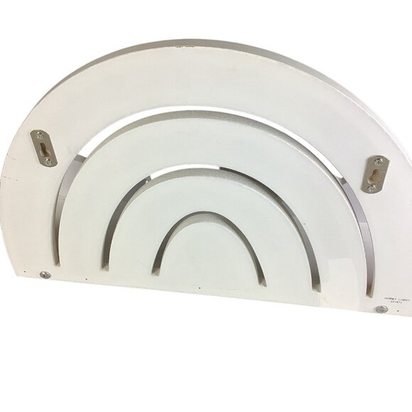 Hobby Lobby Rainbow Wall Decor Pastel Wood Glitter Cloud Nursery Room 19” x 13” - Picture 6 of 7